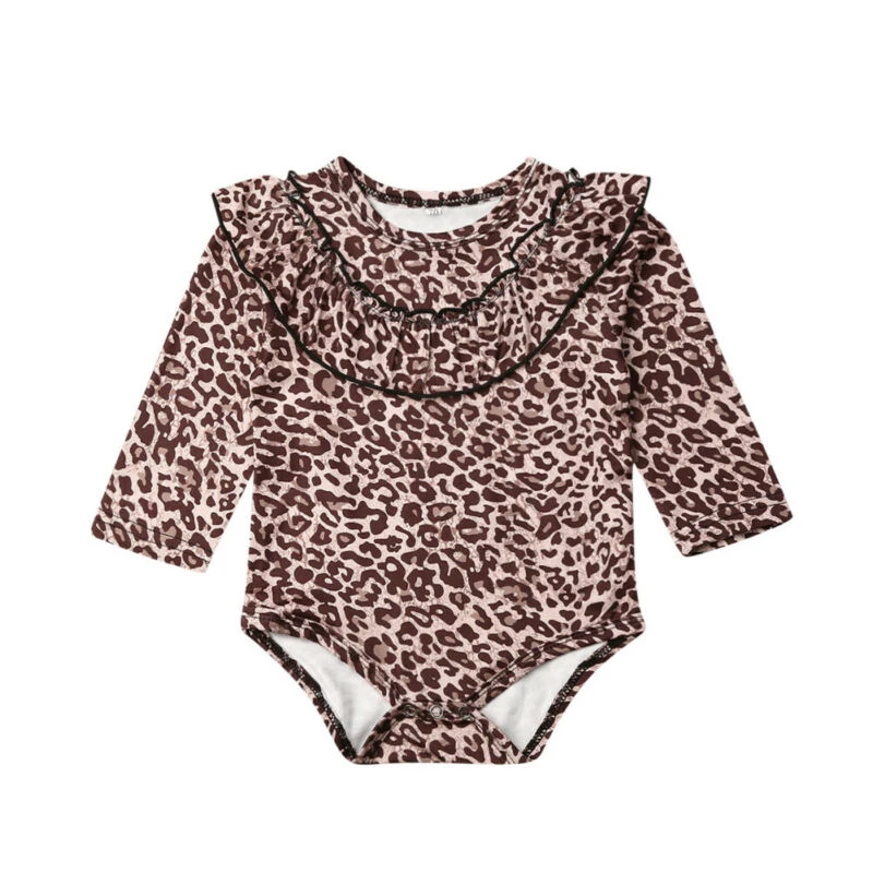 overall leopard baby