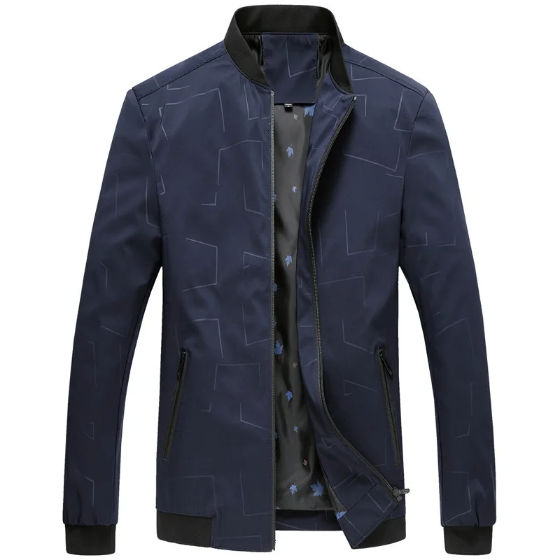 

Man Middle Age Jacket Loose Coat Thin Section Leisure Time Autumn Quinquagenarian Male Jacket Unlined Upper Garment Dad Dress