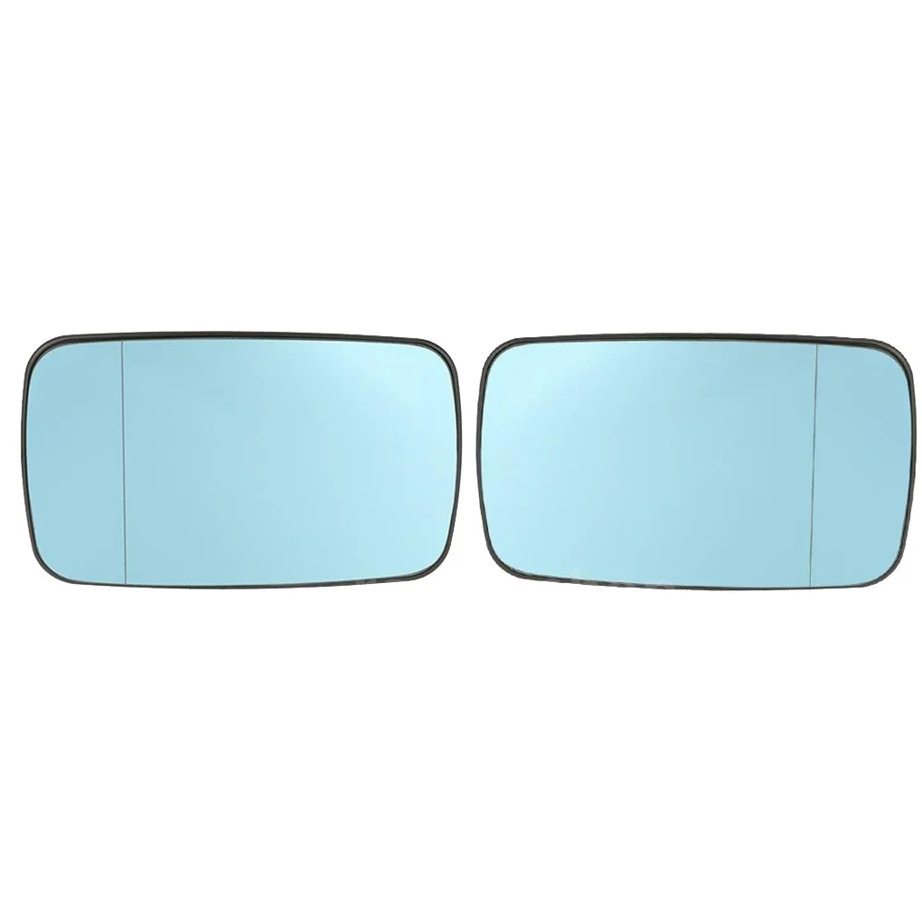 Blue Right Mirror Glass Heated for BMW 3-Series E46 Sedan//Wagon//Compact 98-06
