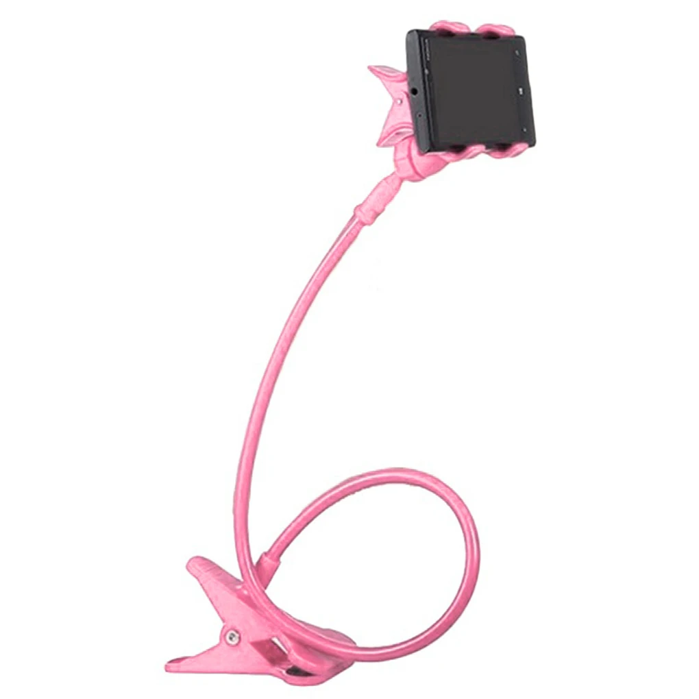mobile holder Universal Phone Holder Flexible 360 Clip Mobile Cell Phone Holder Lazy Bed Desktop Bracket Mount Stand Stand Base bracket flexible mobile holder Holders & Stands