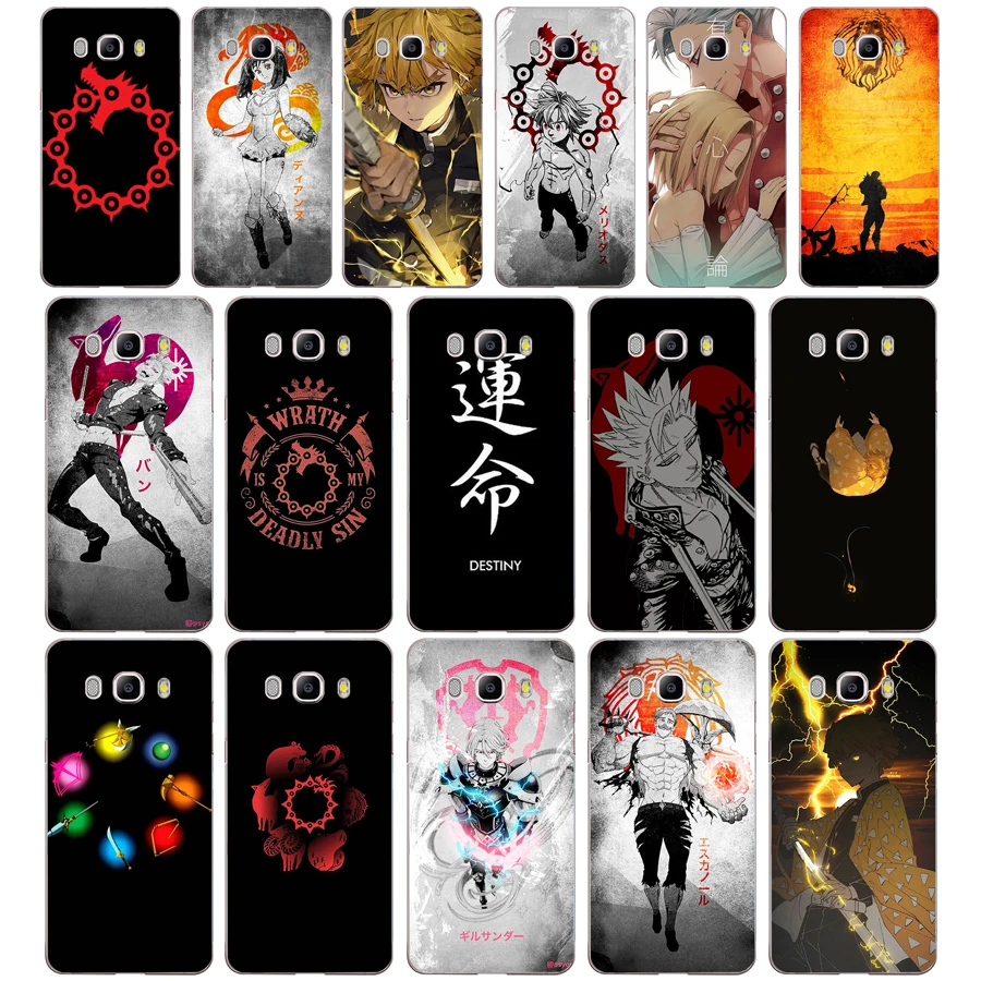 232FG Nanatsu no Taizai Seven Deadly Sin Soft Silicone Tpu Cover phone Case for Samsung j3 j5 j7 2016 2017 j330 j2 j6 Plus 2018 | Мобильные