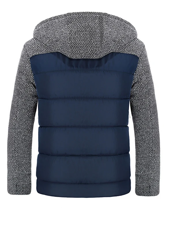 3XL зимние куртки мужские пальто Толстые флисовые мужские куртки с воротником-стойкой Повседневная однотонная мужская верхняя одежда теплая