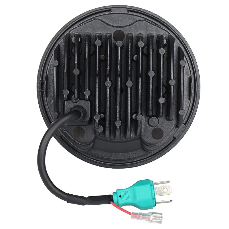 5,75 дюймовый светодиодный фонарь для мотоцикла 66W H/L, передняя фара для дальнего света, DRL, ангельский глаз, светодиодный фонарь