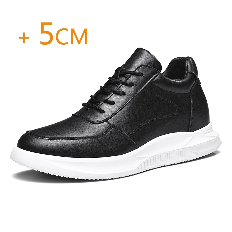 Кроссовки увеличивающие рост обувь увеличивающая кожаная стельки 6 см мужская