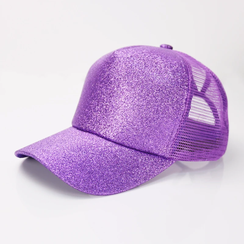 Уличная бейсболки женские Ban Snapback, летние сетчатые шляпы, Повседневная Спортивная Кепка с блестками, Прямая, шапка, хип-хоп кепка - Цвет: A-10
