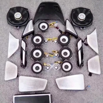

28 pcs audio upgrade kit fit for BMW G30 midrange speaker tweeter cover trim music stereo loudspeaker subwoofe bass escalate