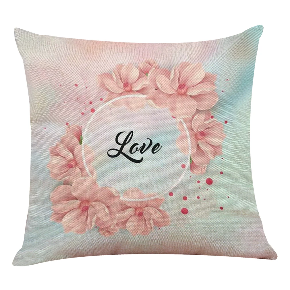 

Fort Hope Love Creative Pattern Pillow Cover Home Decoration Christmas Throw Pillow Cover Decorative Sofa Car Cushion Cover