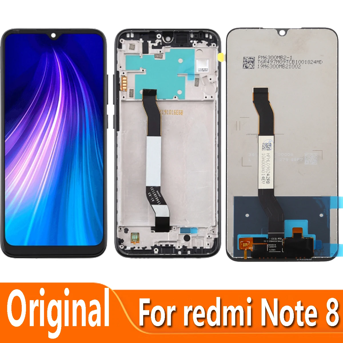 ЖК-дисплей 6,3 дюйма для Xiaomi Redmi Note 8 M1908C3JH M1908C3JG M1908C3JI, сенсорный экран, дигитайзер, сборка, замена, оригинал