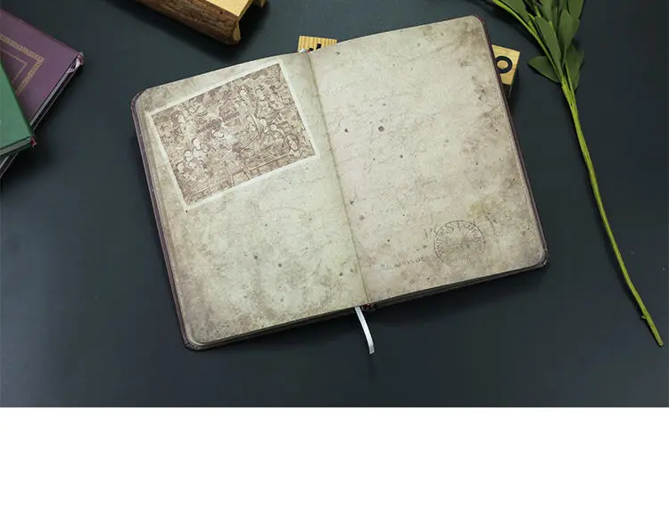 Retro creative student diary book Dunhuang illustration notebook full-color page hand ledger notepad notebook planner  journal