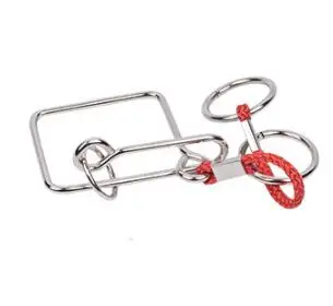 Classic IQ Metal Brain teaser Magic Baffling Puzzles Game Toys for  Children Adults Model  34