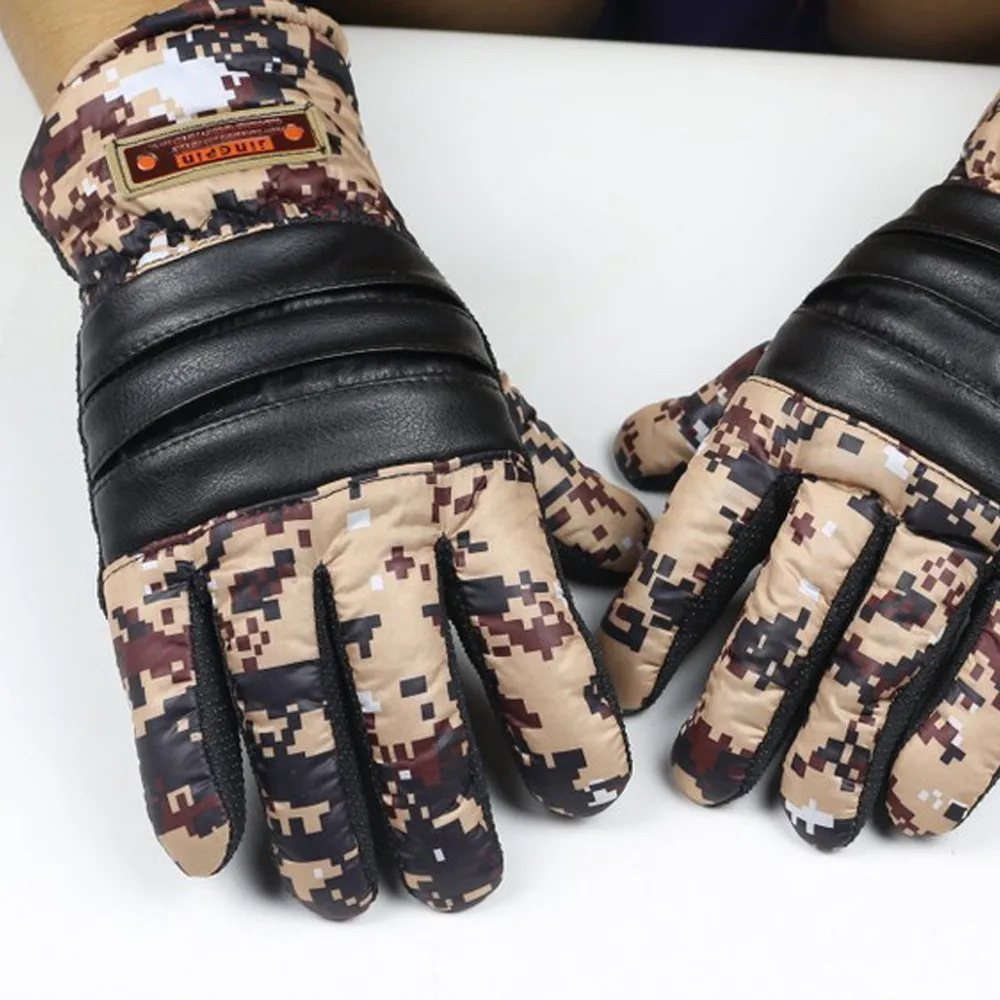 Winter‘s Gloves Camouflage Outdoor Sports Mitten Keep Warm Riding Cycling Thickening Tactical Driving Glove Guantes Handschoenen