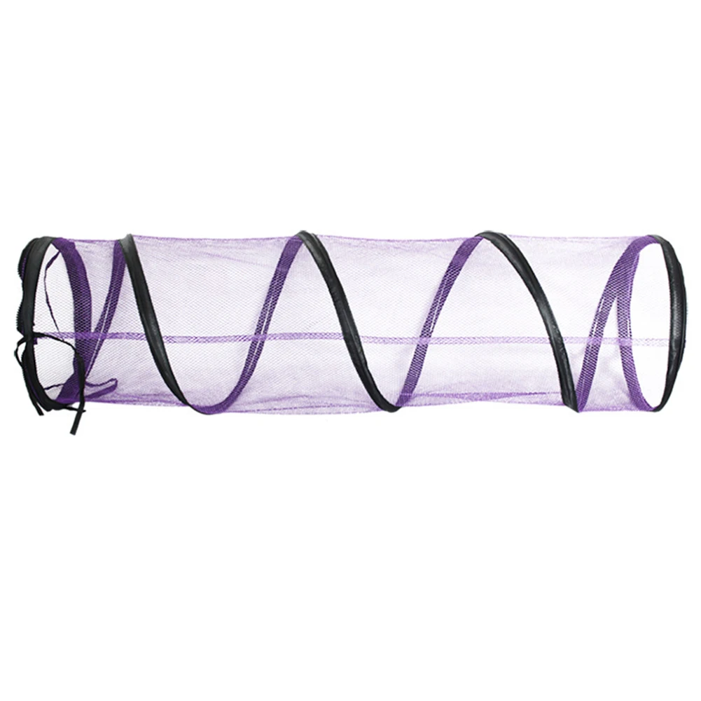 Play Funny Cat Tunnel Non Toxic Durable Mesh Pet Toys Playground Scratch-resistant Zipper Design Foldable Outdoor Breathable - Цвет: as picture