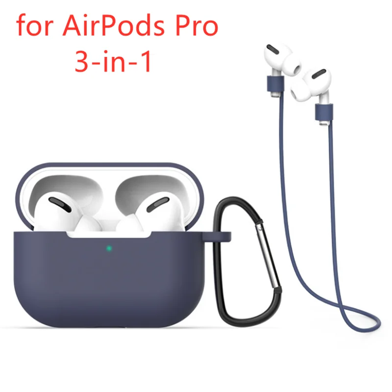 Мягкий силиконовый чехол для наушников Apple Airpods Pro Air Pods 3 Airpodspro|Аксессуары
