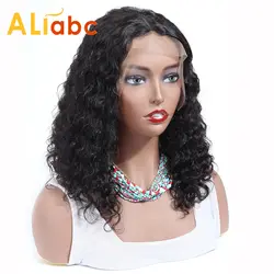 Aliabc 13*4 парики из натуральных волос на кружеве, малазийские парики из человеческих волос для черных женщин, натуральные цвета, Remy, глубокая