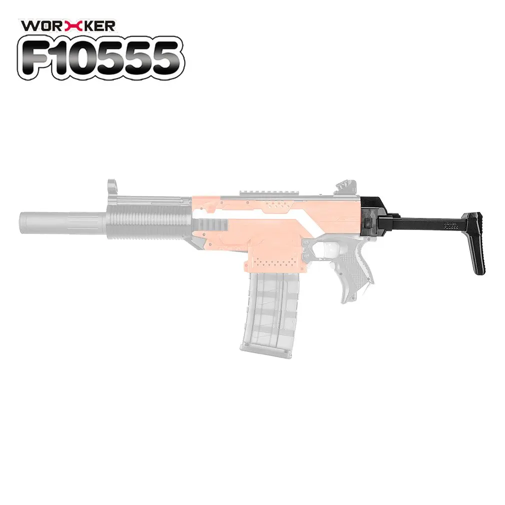 Рабочий мод плечевой упор компактный концевой инвентарь Buttstock игрушки пистолет аксессуары Замена для Nerf N-strike Elite серии игрушки пистолет