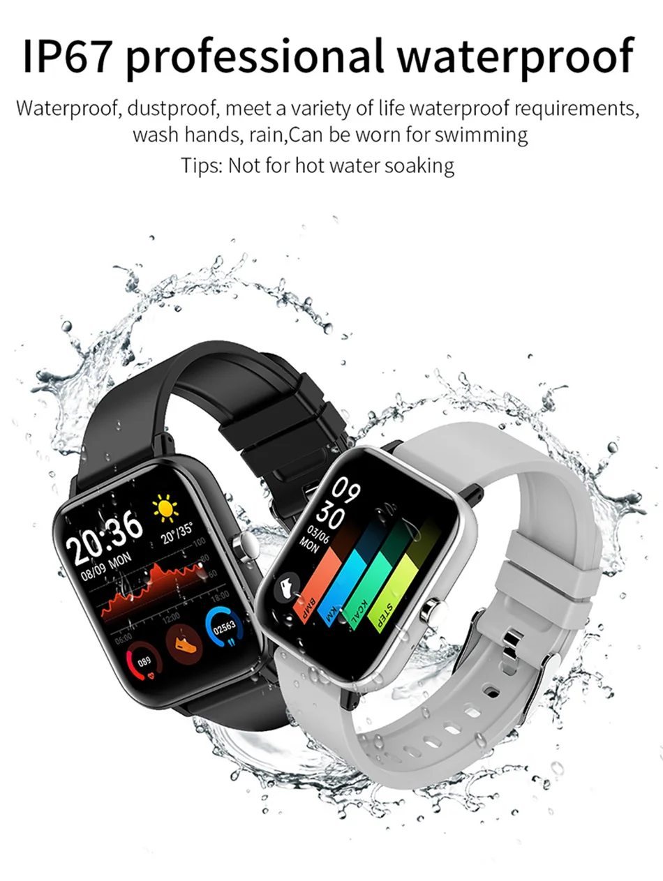 H10 Smart Watch Men Women Bluetooth Call smartwatch Man Sport Fitness Tracker Waterproof LED Full Touch Screen For Android ios