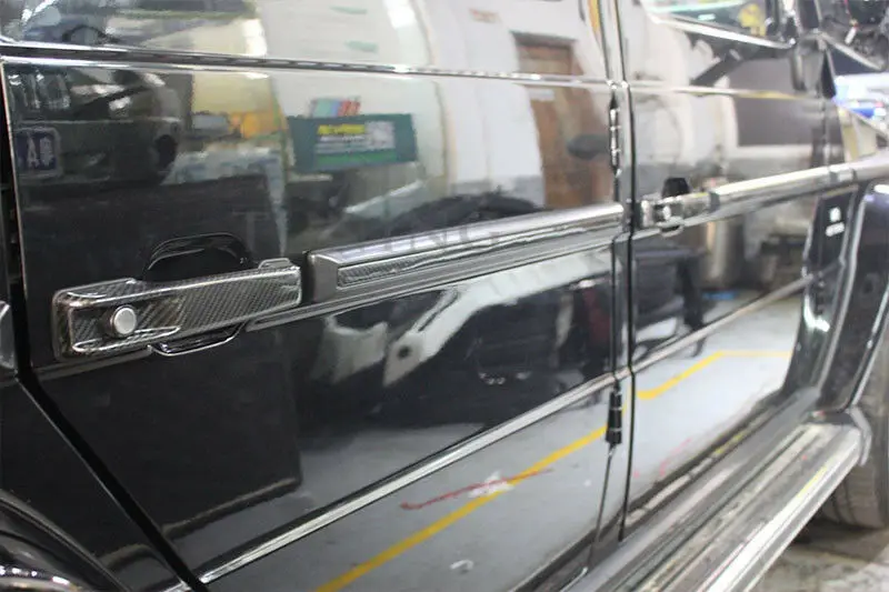 Подходит для Mercedes-Benz G Class W463 G500 G55 G63 G65 высокое качество CarbonDoor ручка Крышка