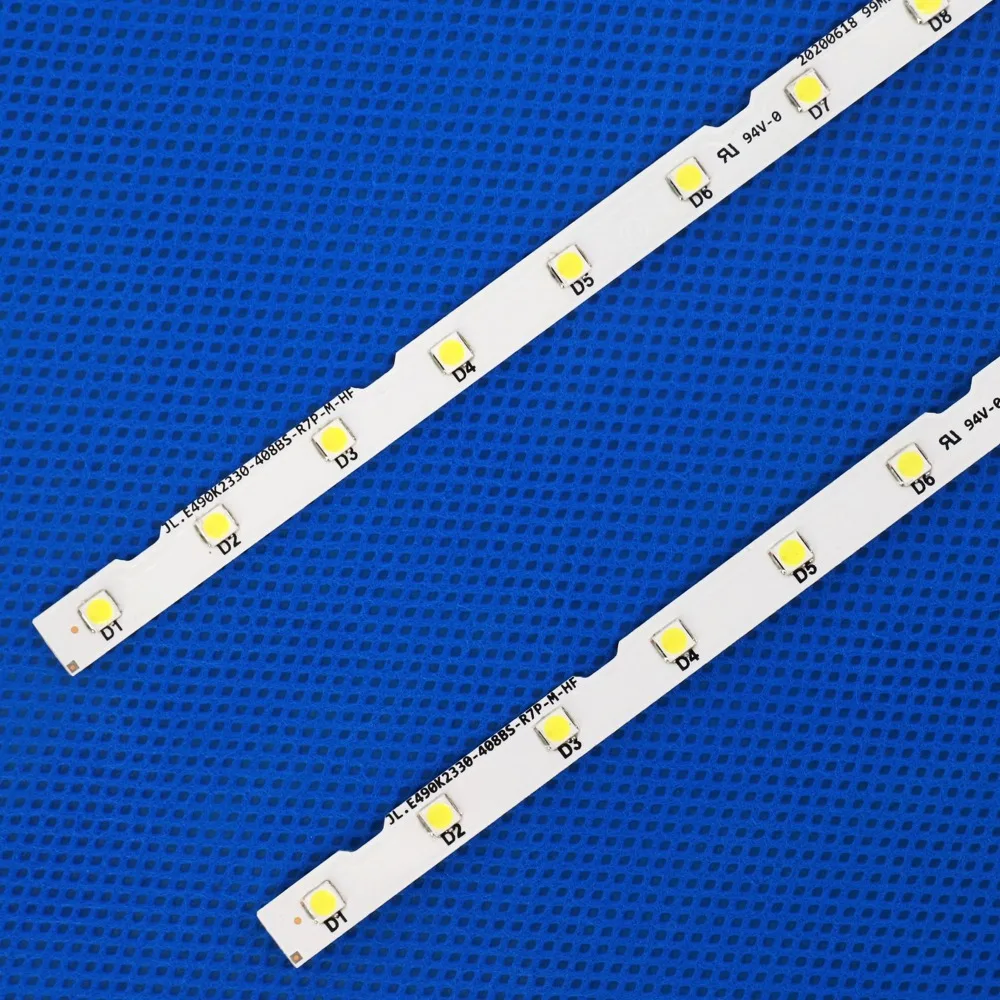 

10pcs/Lot LED Backlight Strip for Samsung UE49NU7172 UE49NU7670 UE49NU7140 UE49NU7100 NU7100_STS49081_38LEDS_3030F AOT_49_NU7300