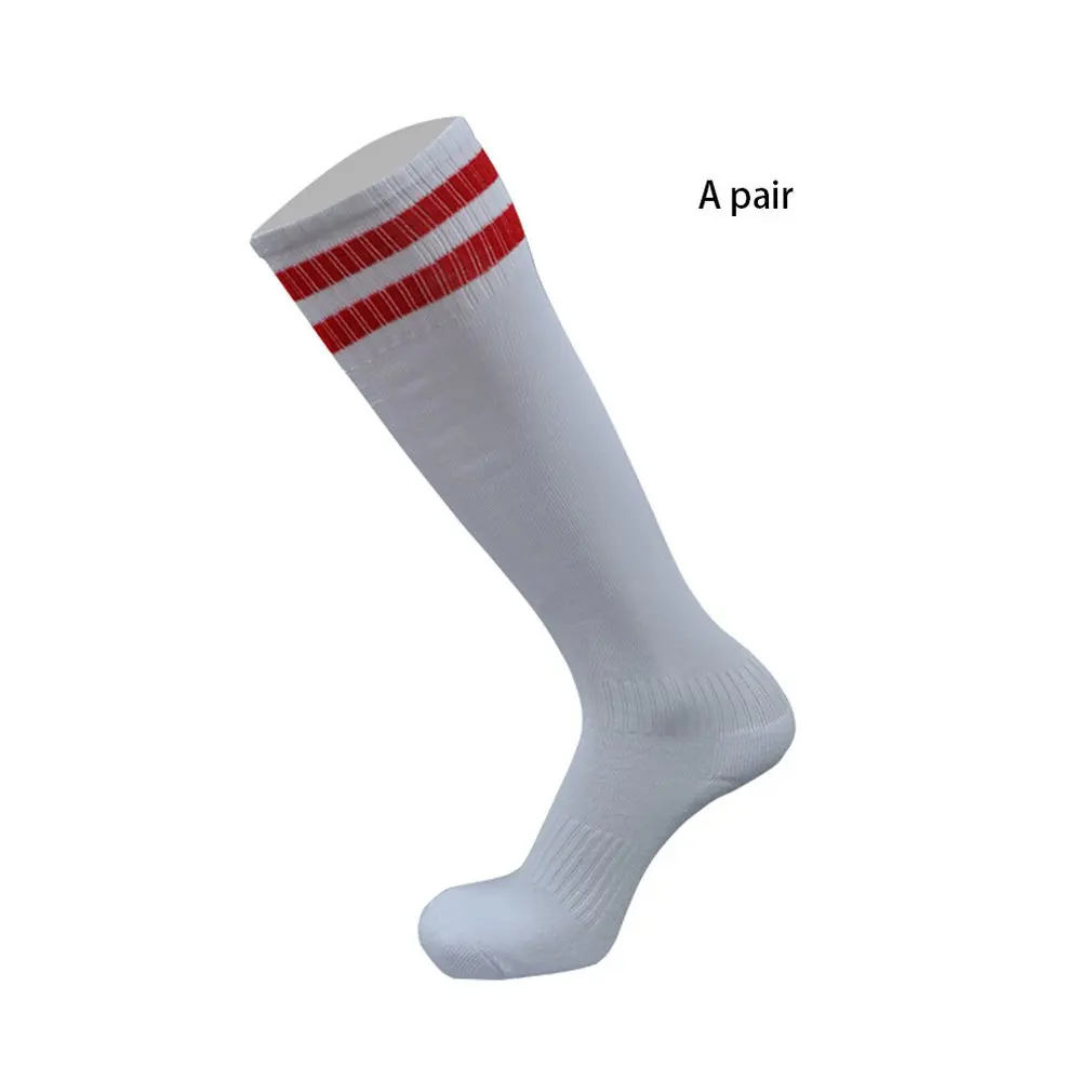 Детские футбольные носки мужские длинные футбольные носки спортивные носки для взрослых женские футбольные носки - Цвет: Children white