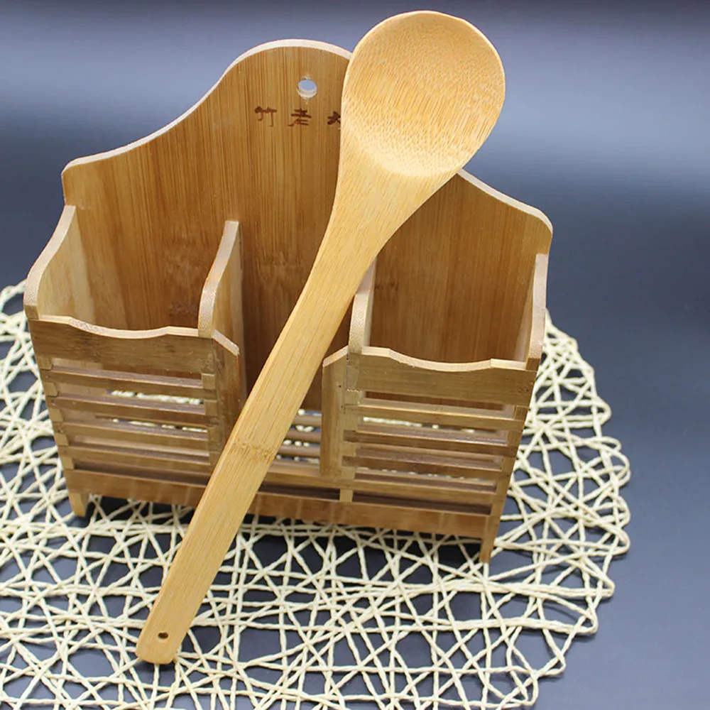 5 шт бамбуковые кухонные принадлежности деревянные кухонные инструменты ложка лопатка для перемешивания Sep#18