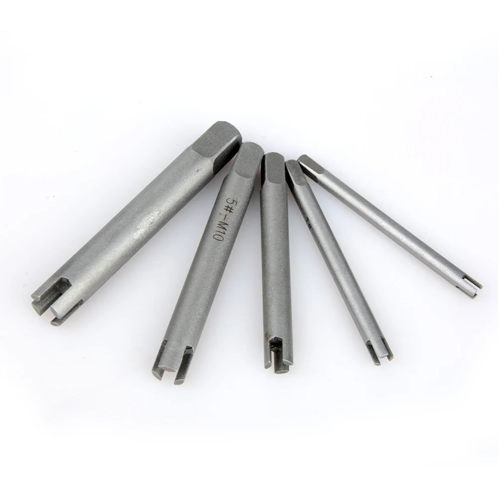 

Hot HSS 5/10Pcs Flute Broken Tap Extractor Set Steel Damaged Head Taps Remover Removal Tool Repair Hand Tools