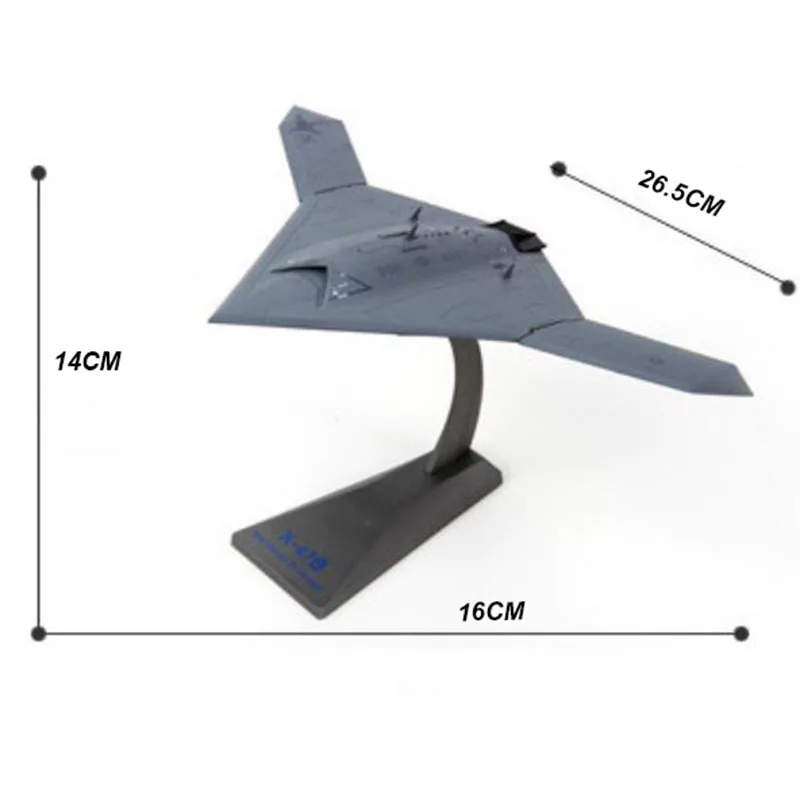 16 см 1/72 масштаб Northrop Grumman X-47B Millitary Diecast беспилотный металлический истребитель летательный аппарат БПЛА модель самолета Модель самолета