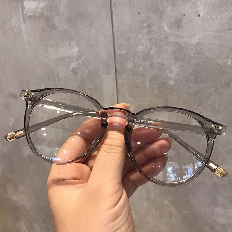 anti blue light glasses Imwete Fashionable Glasses Frame for Women Vintage Blue Light Computer Men Spectacle Round Optical Eyewear blue light reading glasses