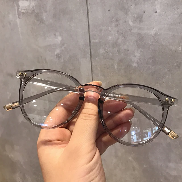 Fashionable Glasses Frame for Women/Men, Vintage Blue Light Computer Spectacle Round Optical Eyewear 3