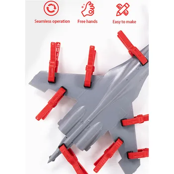 

2/4/20 PCS Seamless Auxiliary Clamp Clip Model Tool for Hobby Model DIY Accessories Parts