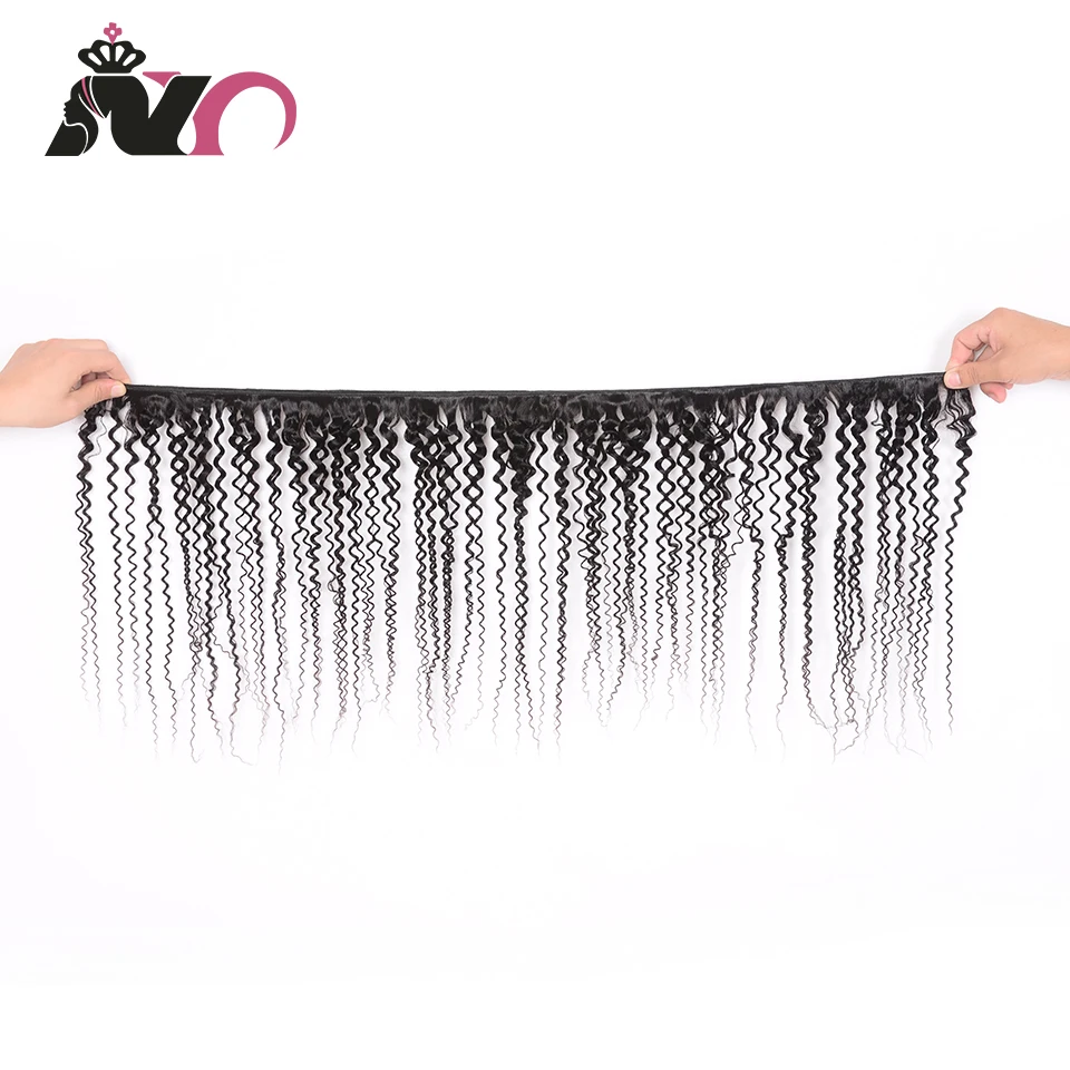  NY Hair Kinky Curly Bundles With Frontal Brazilian Hair Frontal With Bundles Human Hair Natural Col