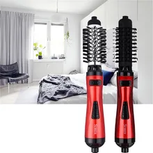 2 in 1 Professional 220V Auto Rotary 1000W Hair Blow Dryer Hair Curler Comb Hot Air Brush Straightener Styling Tools