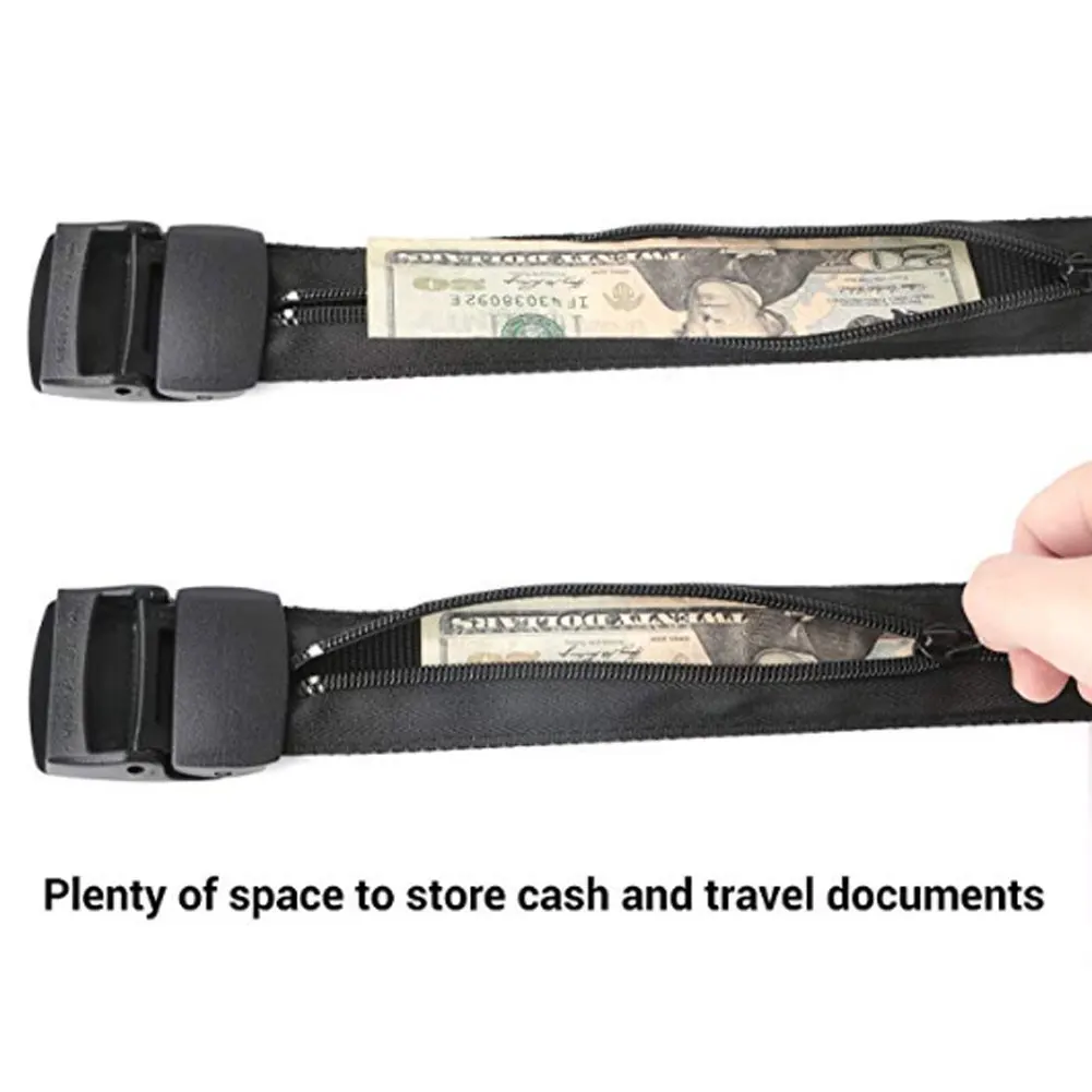 Модный ремень безопасности для путешествий,, скрытая сумка для денег, кошелек, карман, пояс, безопасный, один предмет