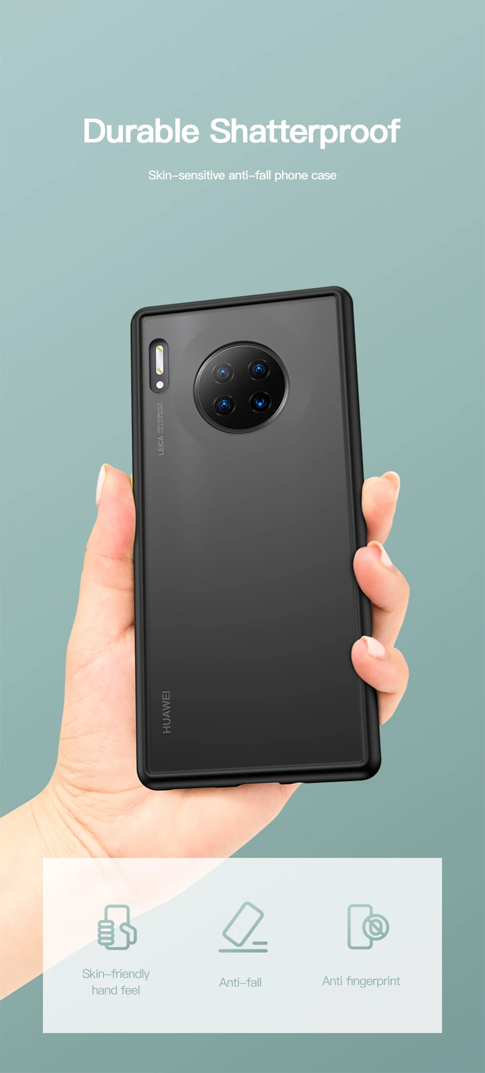 Benks Back Cover For Huawei Mate 30 Pro Case Hard PC Soft TPU 1.5mm Ultra Thin Shockproof Silicone Full Protective Cases Coque (1)