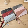 Fashion Sequined Patchwork Clutch Bag Cute Long Money Girl Purse PU Leather Female Designer Luxury Forever Young Wallet Women 4