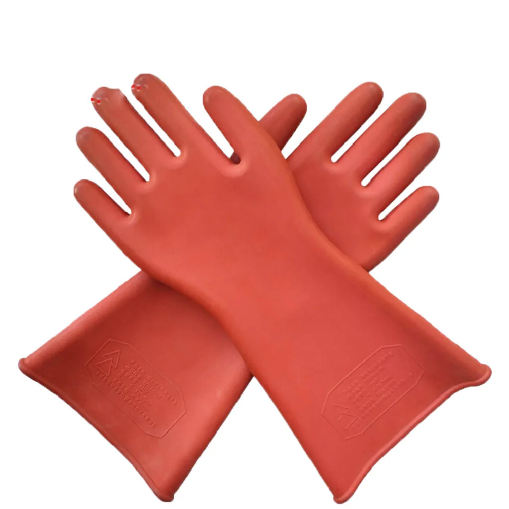 5kv 25kv High voltage Proof Rubber Insulated Gloves Waterproof Safety