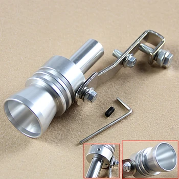 

2020 New Car Exhaust Muffler Pipe Whistle Turbo Sound Fake Blow Off Simulator XL E7CA