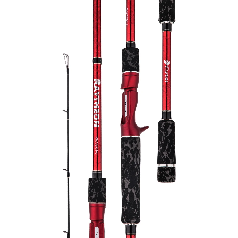 ELFISH TORAY 30T+ 40T высокоуглеродное волокно литье стержень 2,23 м XH мощность для Snakehead Canne A Peche углеродная удочка