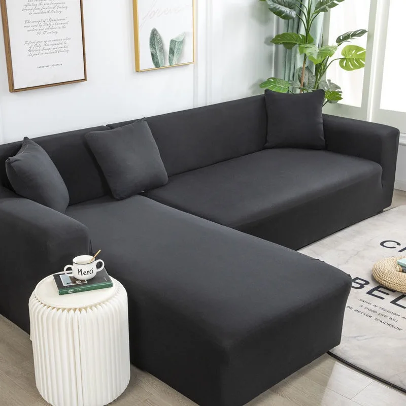 Sofa Covers for Living Room Elastic Solid Corner Couch Cover Enrich