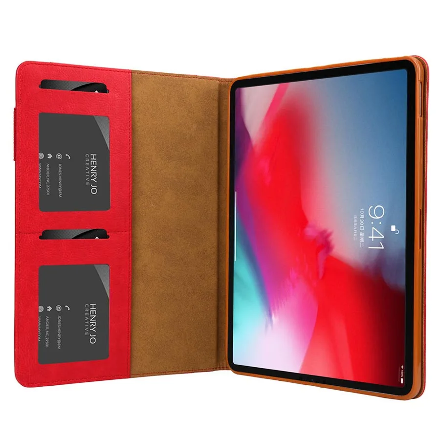 Leather Flip Stand Cover For ipad pro 11 Case Shockproof Auto Sleep Wake Smart Cover For ipad pro 11 Protective Case