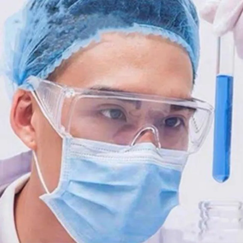 

universal transparent goggles laboratory medical prevent splash goggles avoid bacterial infections anti droplets into eyes