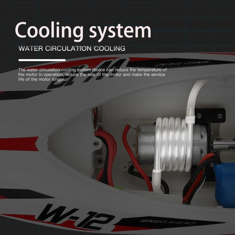Wltoys WL912A Bateau RC 35 km/h 2.4GHz - Version 1/2/3 Batteries