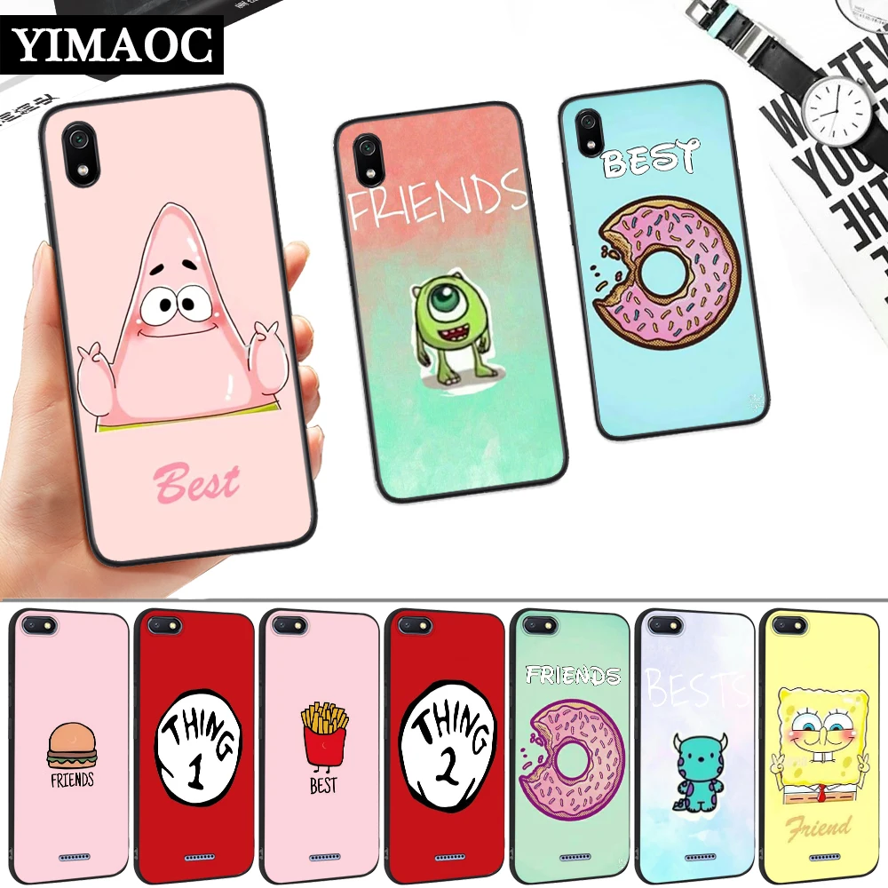 Мягкий силиконовый чехол для девочек Best Friends Redmi 4A 4X5 Plus 5A 6 Pro 6A 7 7A S2 Go K20 Note Prime 8 |