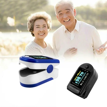 

High Quality Fingertip Pulse Oximeter Portable Blood Oxygen Saturation Monitor With Rotatable OLED Screen Display N