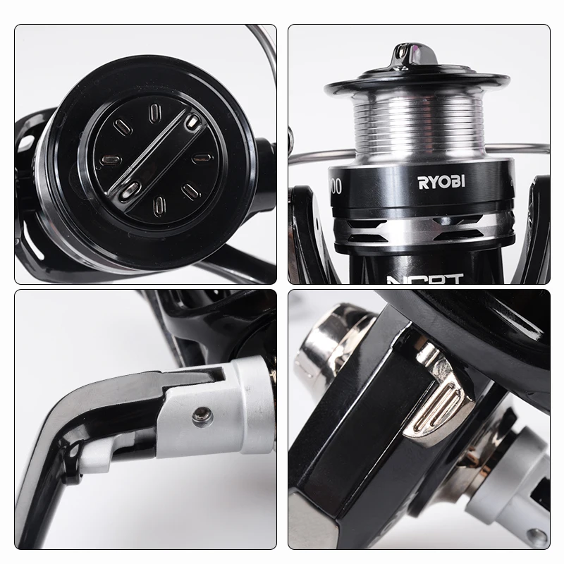 RYOBI HPA спиннинговые Рыболовные катушки 1000 8000 6 + 1BB для карпа передача 1/5:. 0:1 тяговое