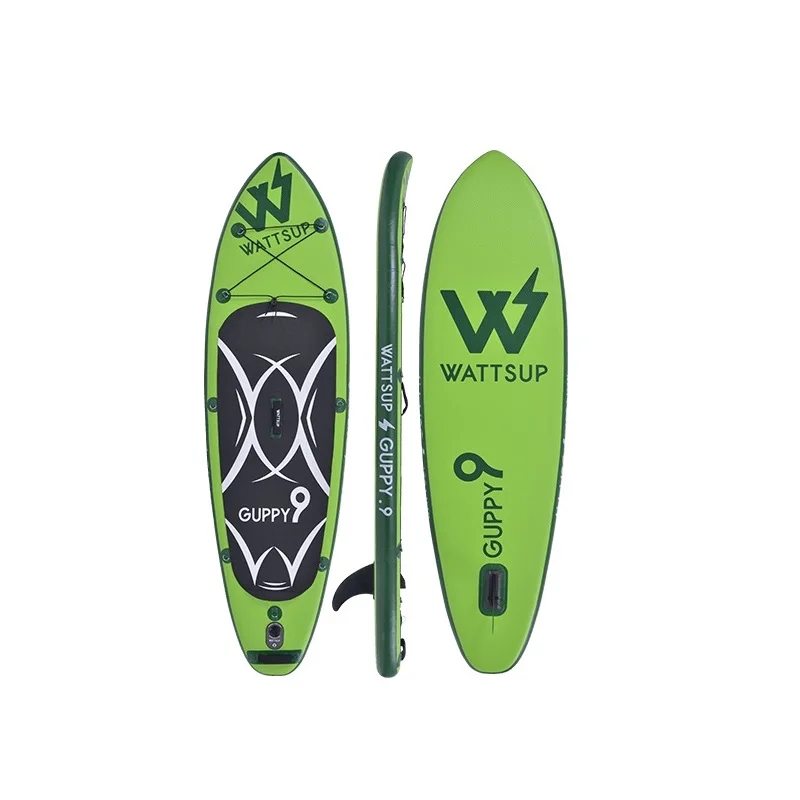 Надувная доска для серфинга, весло для серфинга iSUP, весло для серфинга, Гуппи 9, бодиборд для вейкбота, каякбота, размер 375*76*12 см