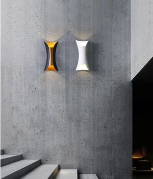 

12w LED Outdoor Waterproof Walkway Front Door Garden Porch Wall Light Modern Indoor Corridor Wall Lighting Light Fixture ML40