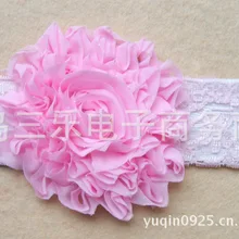 Корейский стиль стиль цветок розы женская детская резинка для волос Младенческая Детская лента для волос принцесса головной убор Детские аксессуары для волос