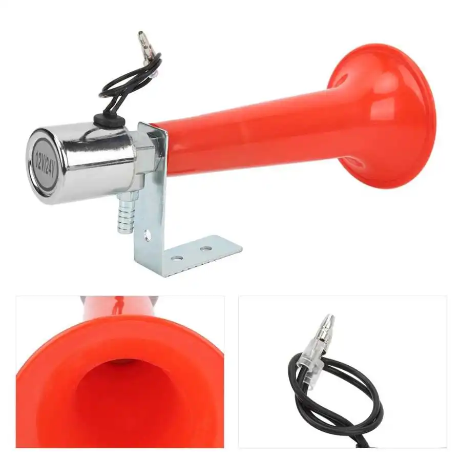 Pressure Whistle Horn Rustproof 180DB Red Air Horn for Cars for Motorcycles for Trucks|Multi-tone Claxon Horns| - AliExpress