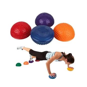 

Exercise Massager Half Ball Point Durian Yoga Workout Sport Balance Gym Appliances Exercise Ball Fitness