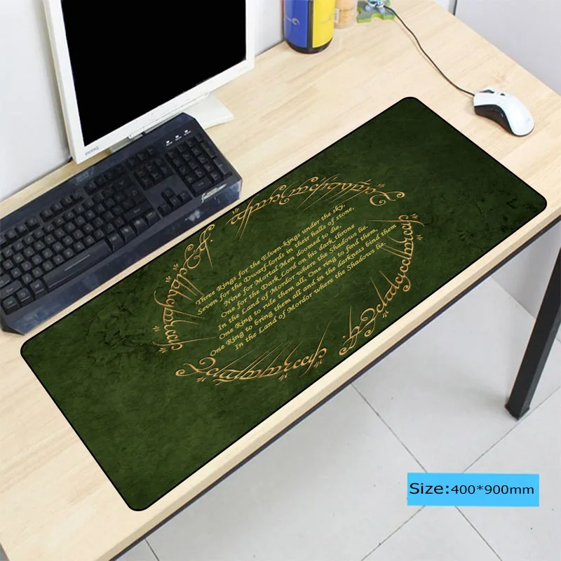  Lord of the Rings Movie Mouse Pad Large Laptop Mouse Notbook Computer Creative Rubber Mat Gaming Mo
